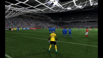 Фамозен гол на Тодор Янчев от Цска - Fifa 11