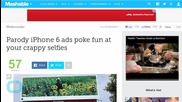 Parody iPhone 6 Ads Poke Fun at Selfies