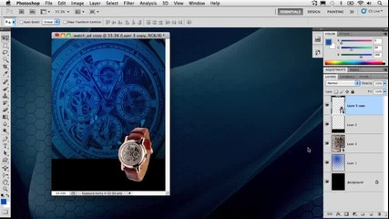 Много готин класически часовник (photoshop Cs5)