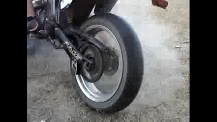 Gilera Smt burnout