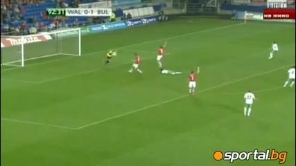 Уелс - България 0:1 - Ivelin Popov 