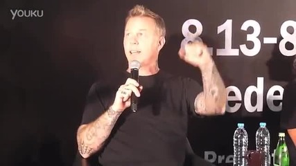 Metallica In Shanghai - Interview 2013