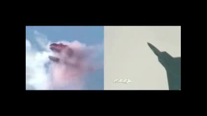 Su - 30 Vs F - 22 Airshow