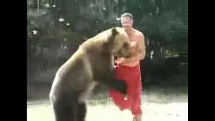 опасна борба с мечка!