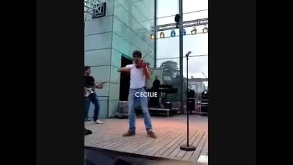 Alexander Rybak - Pump it (black eyed peas) on violin live - Haugesund, Norway 27.8.09 