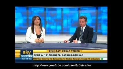 Chievo - Inter Testata Headbutt di Eto #39;o a Cesar Hd sky ca 