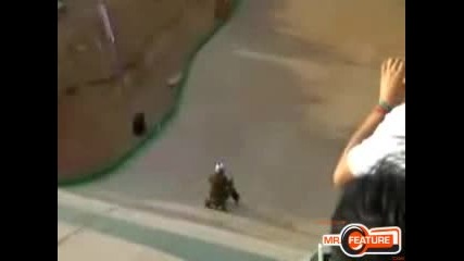 Tricycle Backflip Off Huge Jump