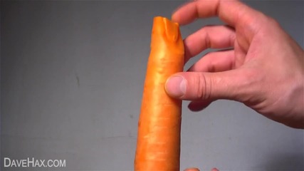 Как се прави яка свирка от морков - Ocarina