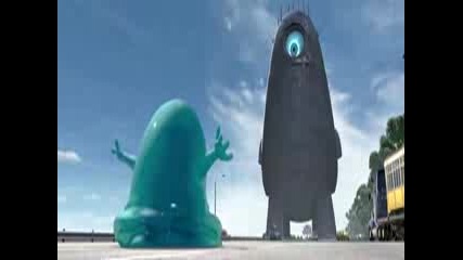 Чудовища срещу извънземни - трейлър Monsters vs. Aliens Trailer