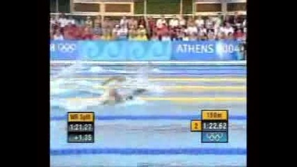 Ian Thorpe 400m Free Athens 2004