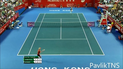 Jelena Jankovic vs Angelique Kerber Highlights ᴴᴰ Hong Kong 2015 Final
