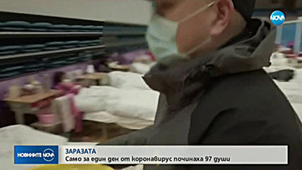 Нови 97 смъртни случаи от коронавируса само за ден