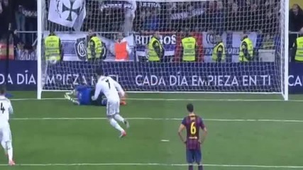Голът на Кристиано Роналдо (от дузпа) / Реал Мадрид 3:2 Барселона