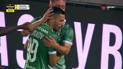 Goal by Ludogorets Razgrad PFK