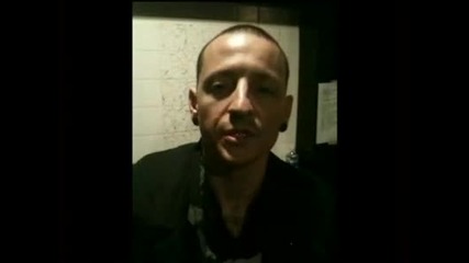 Layn Rocks concert, message from Chester 