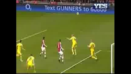 Arsenal Vs Cardiff {4 - 0} - Eduardo Goal - Fa Cup