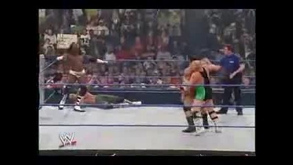 John Cena Batista vs Booker T Finlay 