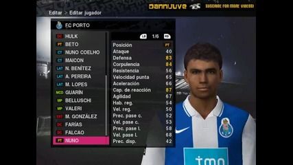 Pes 2010 Лица - Фк Порто 