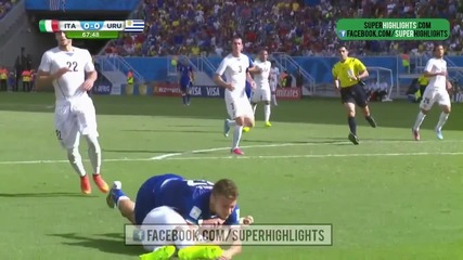 Италия 0 – 1 Уругвай // F I F A World Cup 2014 // Italy 0 – 1 Uruguay // Highlights