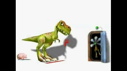 Динозаври На Опашка Пред Тоалетната