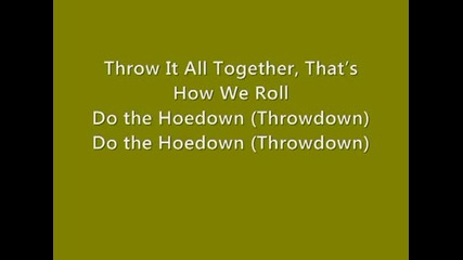 Miley Cyrus - Hoedown Throwdown+lyrics 