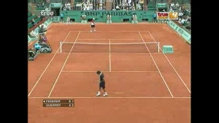 Roland Garos - Federer - Querrey - 2:2 - Втори Сет