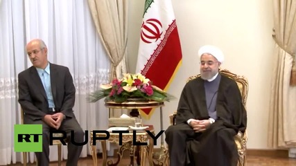 Iran: French FM meets Rouhani, Zarif in Tehran