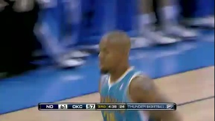 New Orleans Hornets vs Oklahoma City Thunder 89 - 95 [29.11.2010]