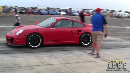 234mph Evoms twin turbo 997 Porsche - The Texas Mile