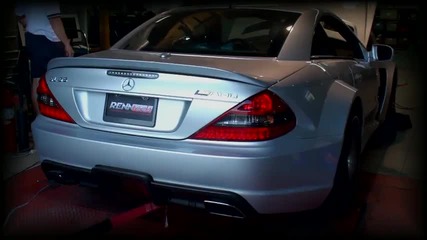 Mercedes Sl65 V12 Bi Turbo 805hp Black Series by Renntech! - Test 