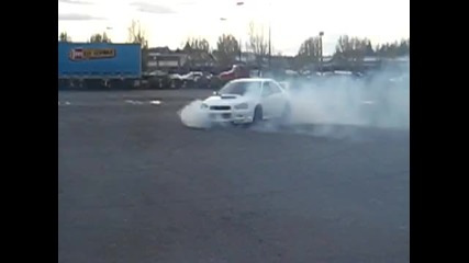Subaru Sti drift