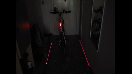 Led Bike light + lasers