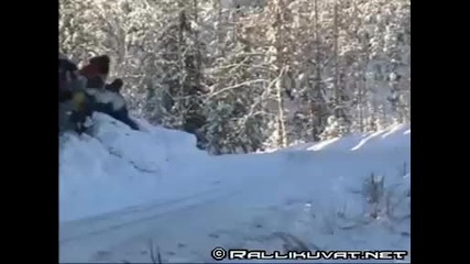 Снежно Рали Финландия - инциденти на завой 