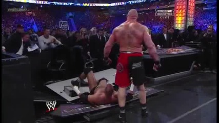 Wrestlemania 29 Brock Lesnar vs Triple H