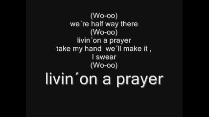 Bon Jovi - Living on a Prayer (lyrics)