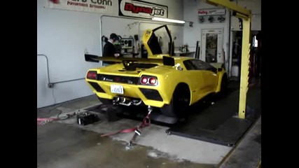 Lamborghini Diablo Gtr on Dyno 