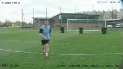 James Milner Found Footage - Crossbar Bin Challenge!! 