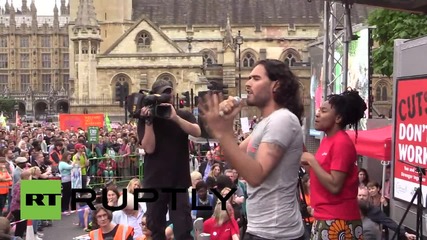 UK: Russell Brand blames bad sex and unchecked egos for austerity