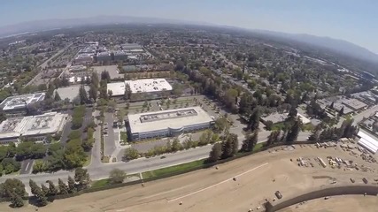 щабквартира на Apple от птичи поглед