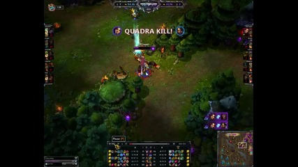 Penta Kill Katarina ( Thecraaazy ) League Of Legends