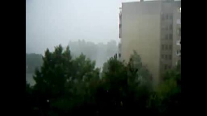 Бурята вилнее над Стара Загора - 10.07.2009