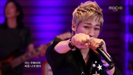 M.i.b - Only Hard For Me @ Music Core (30.06.2012)