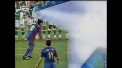 Барселона 1 - 0 Вердер (гол На Роналдиньо)