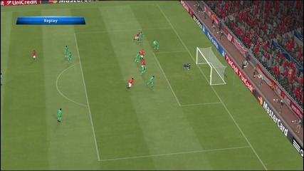 Pes 2015 Manchester vs Ludogorets Гол на Young