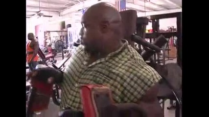 Bodybuilder Ronnie Coleman Shoulder Combination