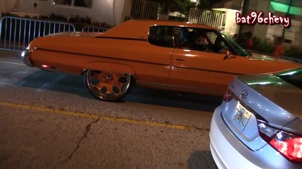 Orange 73 Caprice Donk on 26 Gfg's & Pink Ls Box Chevy on 26 Dub Ganjas - 1080p Hd