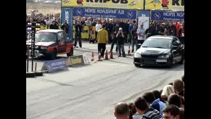 Golf 2 VR6 vs Mitsubishi Evo Ha CTaPTa