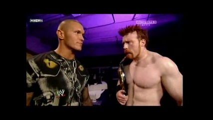Sheamus And Randy Orton Backstage 19/07/10 