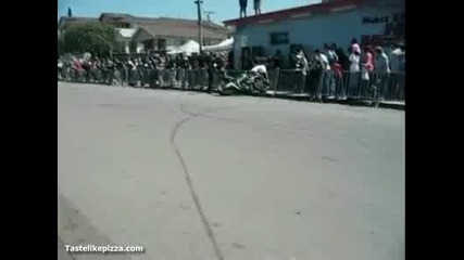 Падане на мотоциклетист