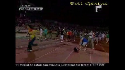 Динамо Букурещ - Слован Либерец 0:2 (прекратен)